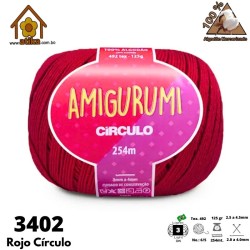 Amigurumi 3402 Rojo Círculo