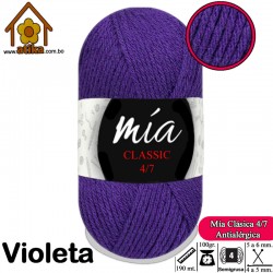 Lana Mía Classic 4/7 - Violeta