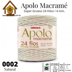 Apolo MACRAMÉ 800gr - 24hilos