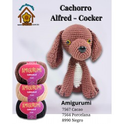 Cachorro Coker Amigurumi