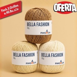 BELLA FASHION Pack 3 Ovillos