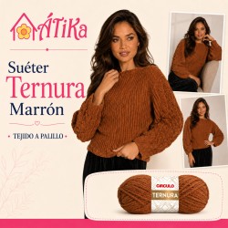 Suéter Marrón con Lana Ternura