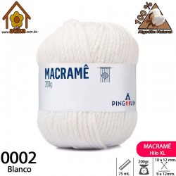 Macramé XL - 0002 Blanco