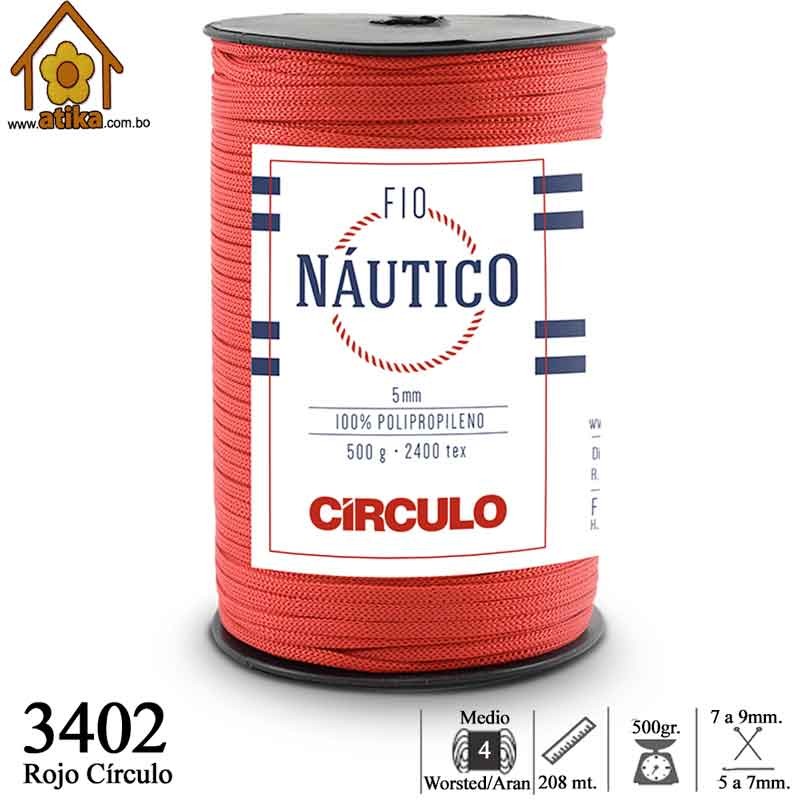 Hilo Náutico Rojo 3402