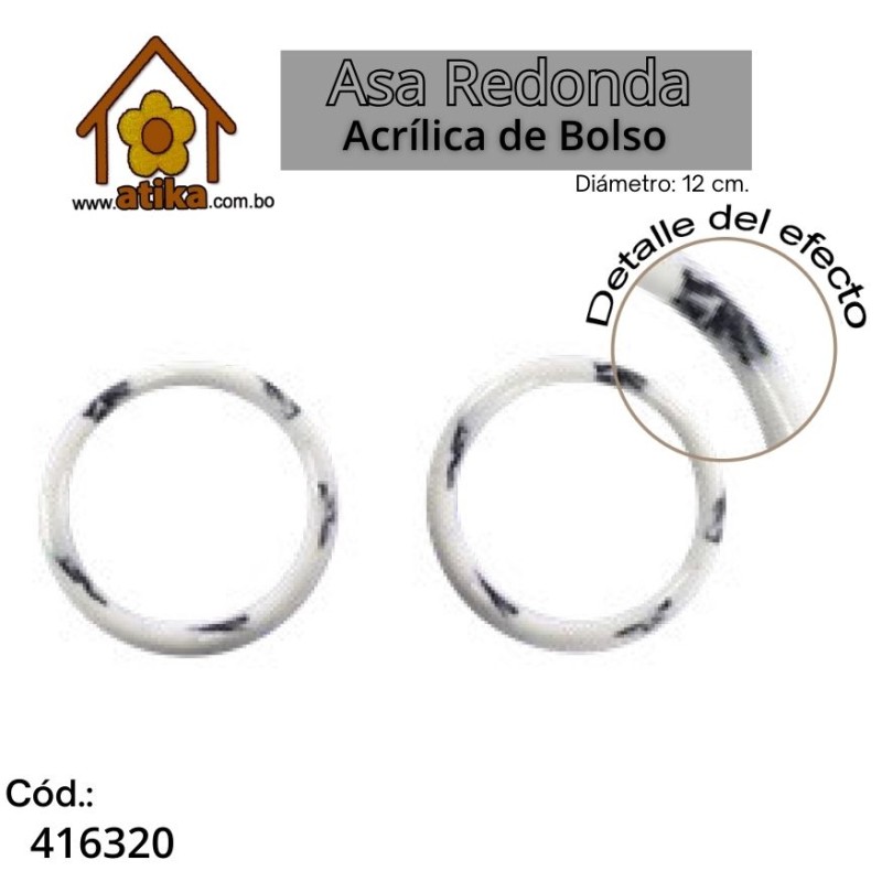 Asa redonda acrílica