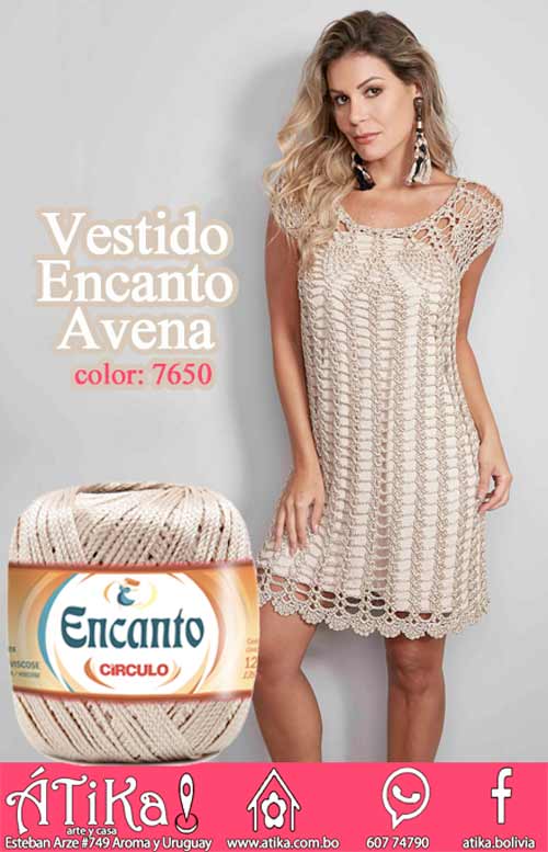 Vestido Encanto Avena