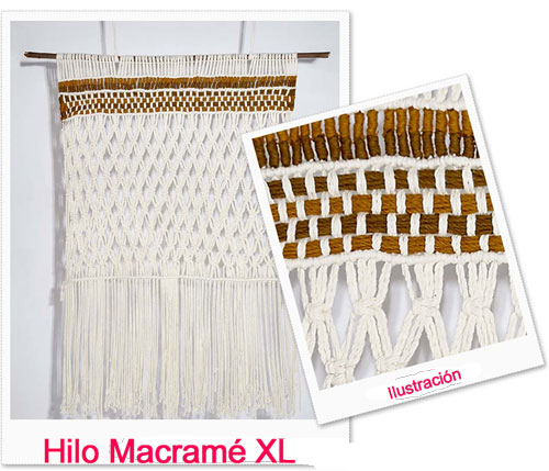 Ilustración Hilo Macramé XL